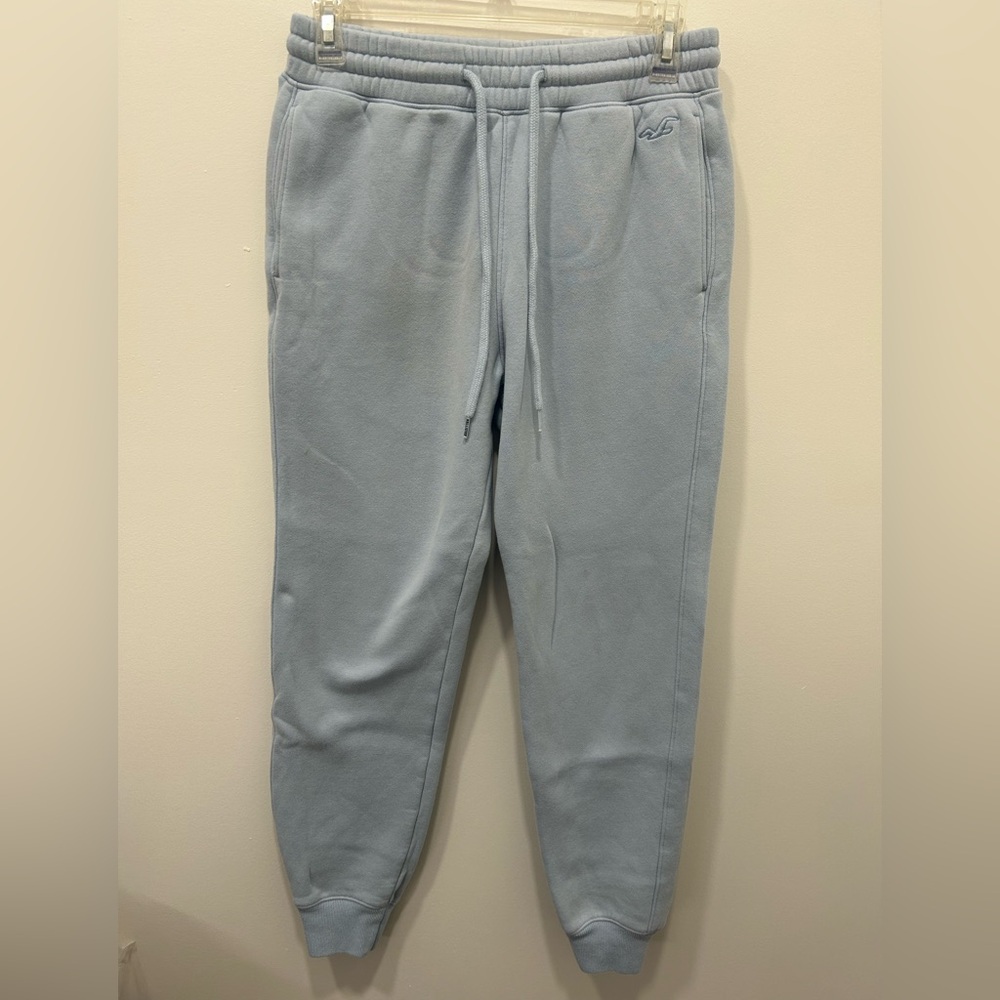 Hollister Joggers XS Baby‎ Blue Women’s Tapered Leg Sweatpants Cozy Drawstring